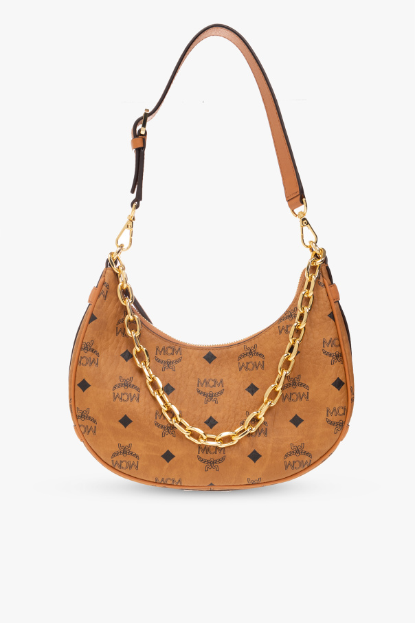 Brown Aren Small shoulder bag MCM SchaferandweinerShops GB nothing beats a big beautiful tote bag